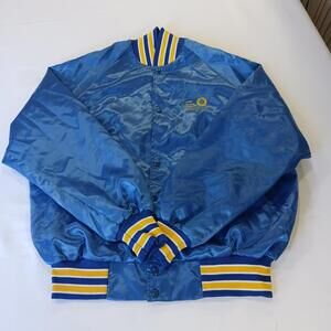 Vintage Westark RN#66815 American Legion Dept. Men's Blue Baseball Jacket Sz XL